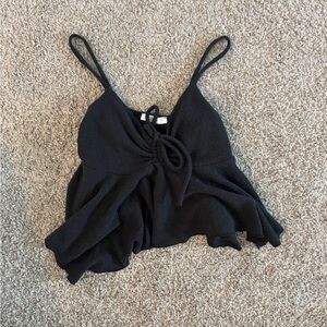 Gaze Black Camisole Top